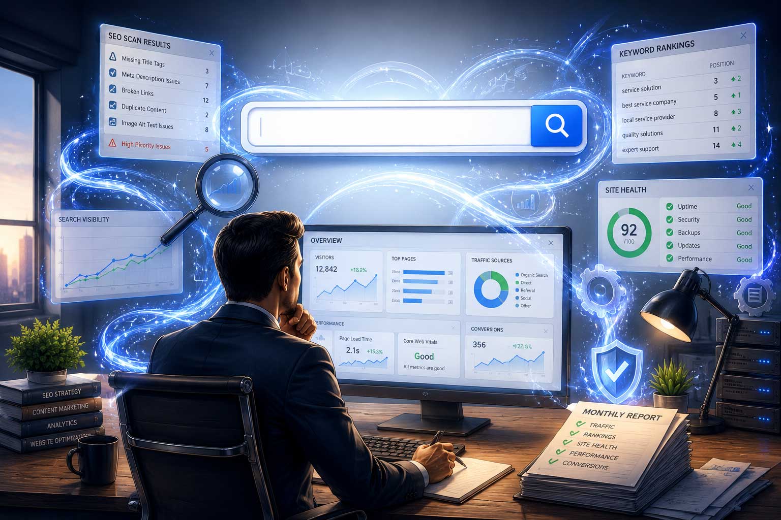 SEO Reports, Website Analytics, and Site Health Should Be Part of Website Care